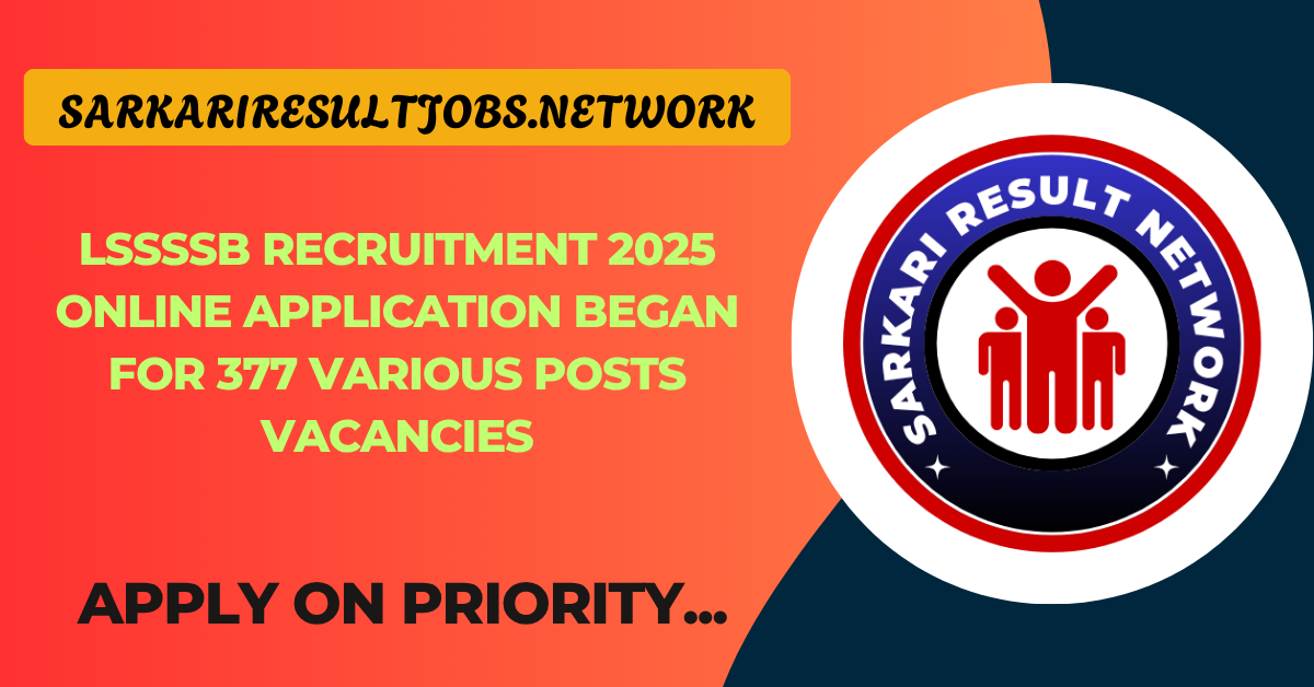 LSSSSB Recruitment 2025
