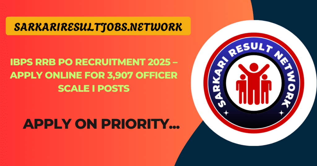 IBPS RRB PO Recruitment 2025