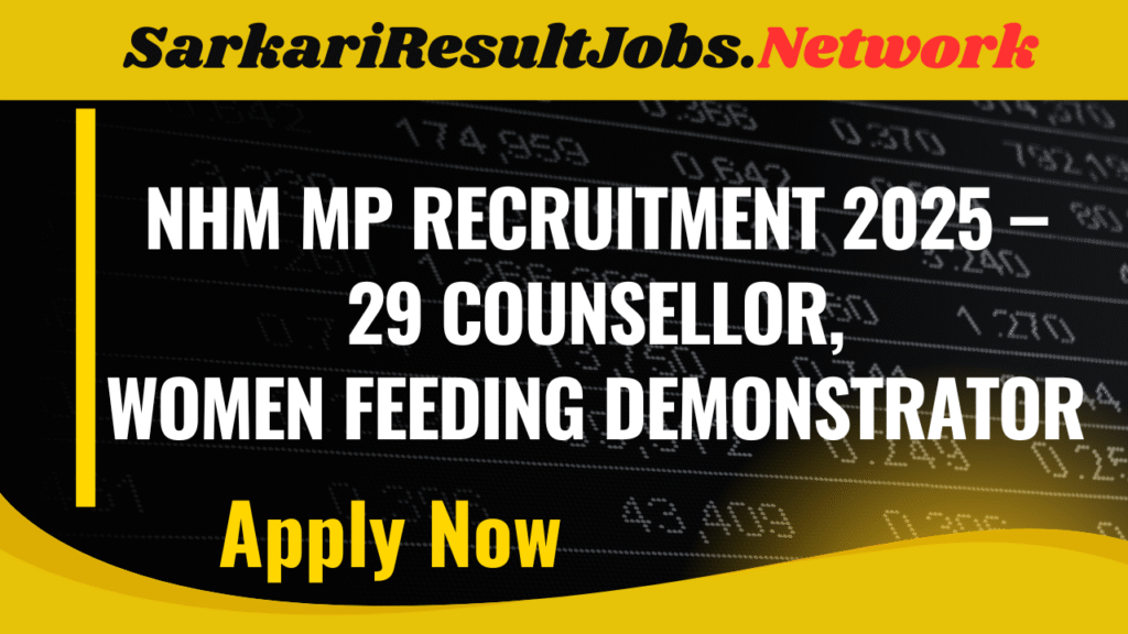 NHM MP Recruitment 2025