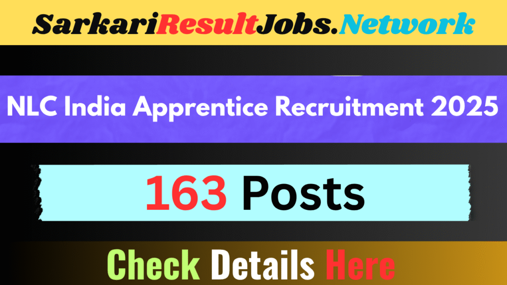 NLC India Apprentice Recruitment
